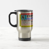 Mug De Voyage Café d'ordonnance personnalisable (Gauche)