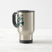 Mug De Voyage Café Et Couper Les Choses (Devant gauche)