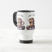 MUG DE VOYAGE CAFÉ INTELECTUEL DANS UN SKATER (Devant gauche)