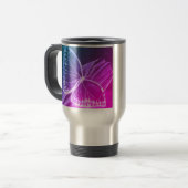 Mug De Voyage Café papillon pourpre (Devant gauche)