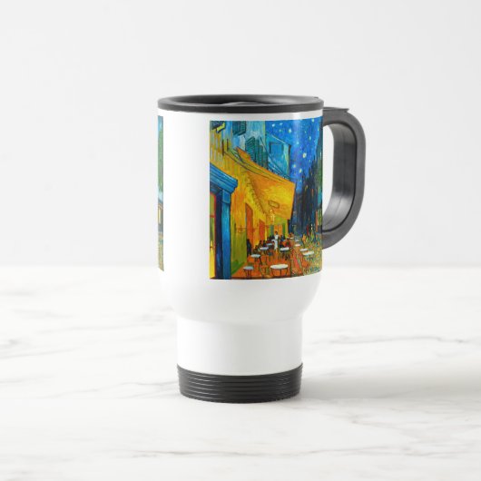 Mug De Voyage Café Van Gogh Terrasse en soirée (Devant droit)