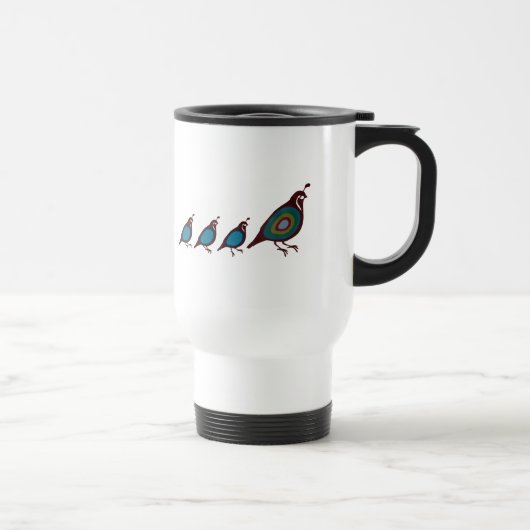 Mug De Voyage Cailles (Droite)