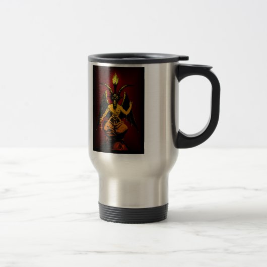 Mug De Voyage Calice satanique de voyage de chèvre (Droit)