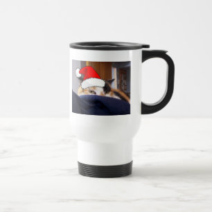 Mug De Voyage Calico Cat de Noël