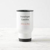 Mug De Voyage Calligraphie moderne et professionnelle (Centre)