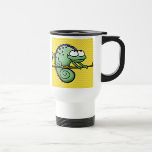 Mug De Voyage Cameleon de dessin animé drôle et mignon Lézard ve