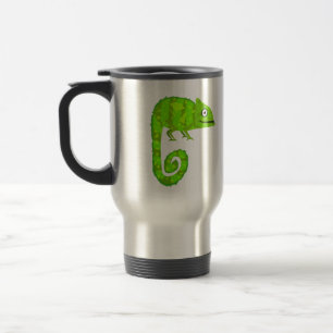 Mug De Voyage Caméléon mignon vert