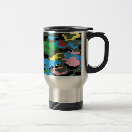 Mug De Voyage caméra arc-en-ciel (Droit)