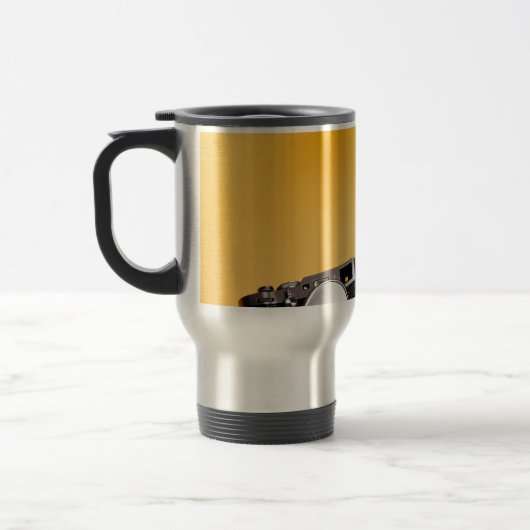 Mug De Voyage caméras jaunes (Gauche)