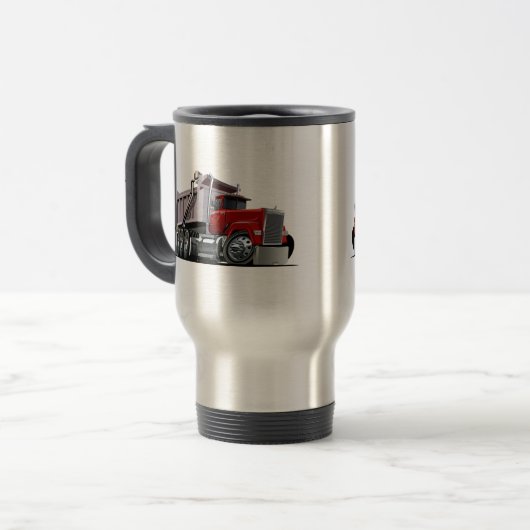 Mug De Voyage Camion de dessin (Devant gauche)