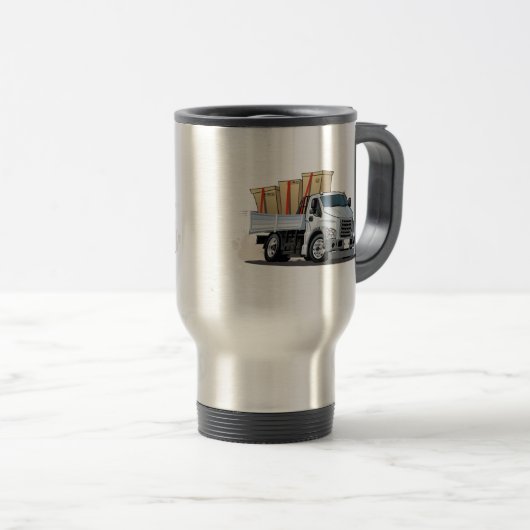 Mug De Voyage Camion de dessin (Devant droit)