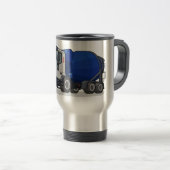 Mug De Voyage Camion de mélangeur de ciment (Devant droit)