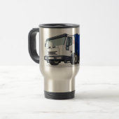Mug De Voyage Camion de mélangeur de ciment (Devant gauche)