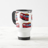 Mug De Voyage Camion de pompiers (Devant gauche)