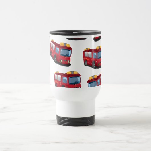 Mug De Voyage Camion de pompiers (Centre)