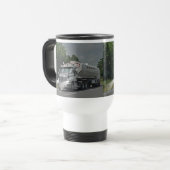 Mug De Voyage Camion gris de réservoir d'alimentation de bétail (Devant gauche)