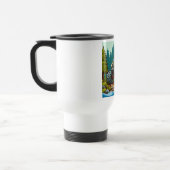 Mug De Voyage Camion Monster Vert dans la forêt (Gauche)