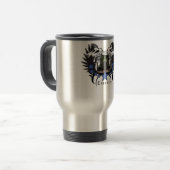 Mug De Voyage Camionneur de vieille école (Devant gauche)