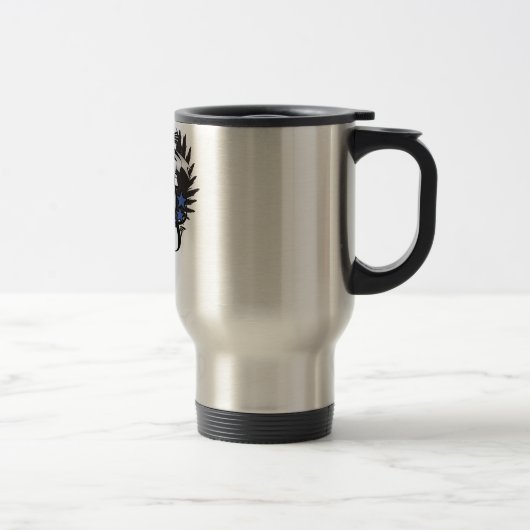 Mug De Voyage Camionneur de vieille école (Droit)
