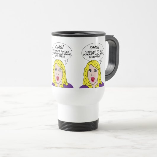 Mug De Voyage Camions RETRO COMICS (Devant droit)