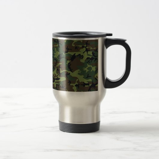 Mug De Voyage [CAMO-GR-1] Camo vert et brun (Droit)