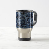 Mug De Voyage Camouflage bleu marine, Militaire, Armée (Devant droit)