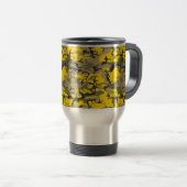 Mug De Voyage Camouflage jaune et vert, Militaire, Armée (Devant droit)