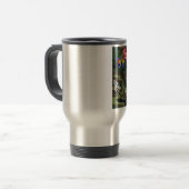 Mug De Voyage camouflage papillon (Devant gauche)
