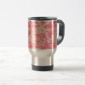 Mug De Voyage Camouflage rose, Armée (Devant droit)