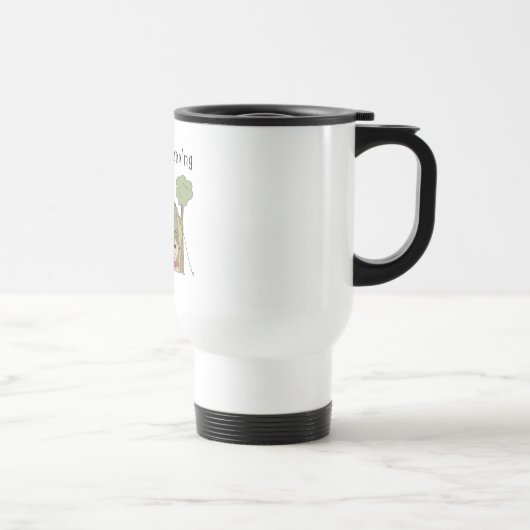 Mug De Voyage Camping d'amour de garçons (Droite)