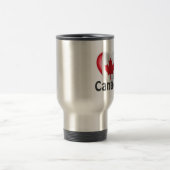 Mug De Voyage Canada Flag Heart (Centre)