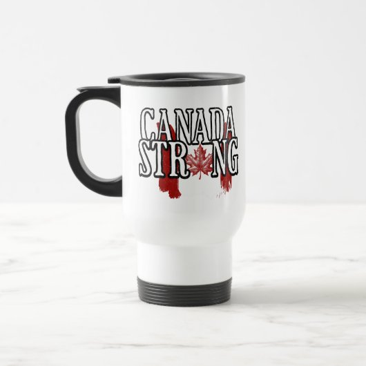 Mug De Voyage Canada Fort Drapeau canadien Feuille d'érable (Gauche)