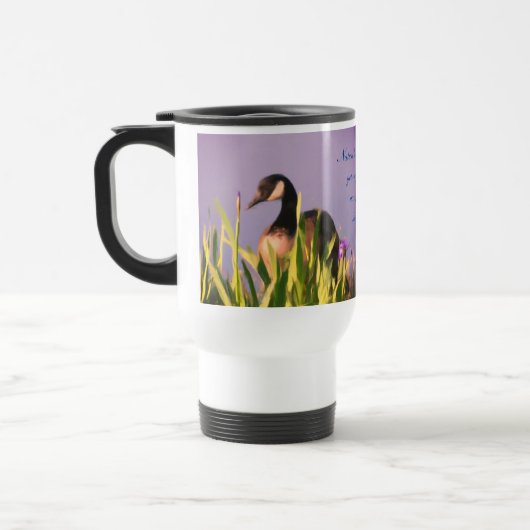 Mug De Voyage Canada Goose Nature Citation inspirante (Gauche)