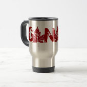 Mug De Voyage Canada Travel Musiques Canada Maple Leaf Souvenir  (Devant gauche)