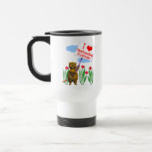 Mug De Voyage Canadian Beaver Loves Terre-Neuve, Labrador (Gauche)