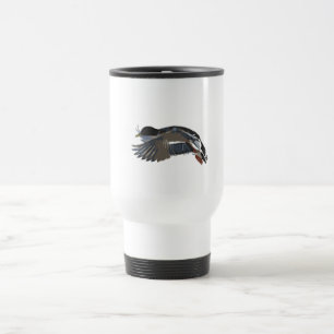 Mug De Voyage Canard de Mallard Flying Nature Chasse au canard