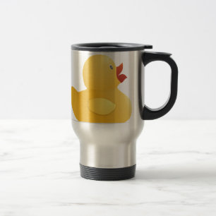 Mug De Voyage Canard en caoutchouc jaune