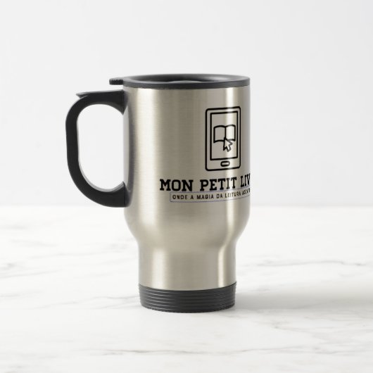 Mug De Voyage Caneca Térmica Personalizada Mon Petit Livre (Gauche)