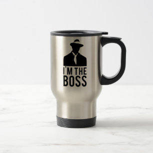 Mug De Voyage Canette Métal I'm the Boss