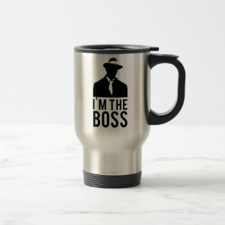 Mug De Voyage Canette Métal I'm the Boss