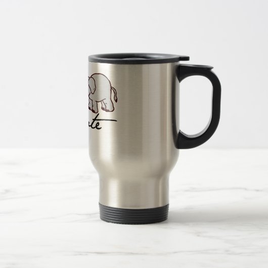 Mug De Voyage Canette Thermique Bande Elefante (Droit)