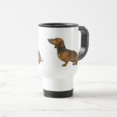 Mug De Voyage Canette Thermique daschund (Devant droit)