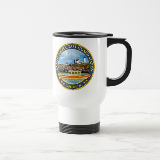 Mug De Voyage Cap Neddick de station d'USCG (Droite)