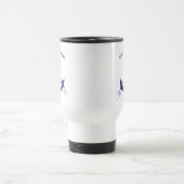 Mug De Voyage Capitaine Ancre Custom Nautical (Centre)