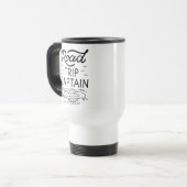 Mug De Voyage Capitaine de road trip I - Pilote de VR en vacance (Devant gauche)