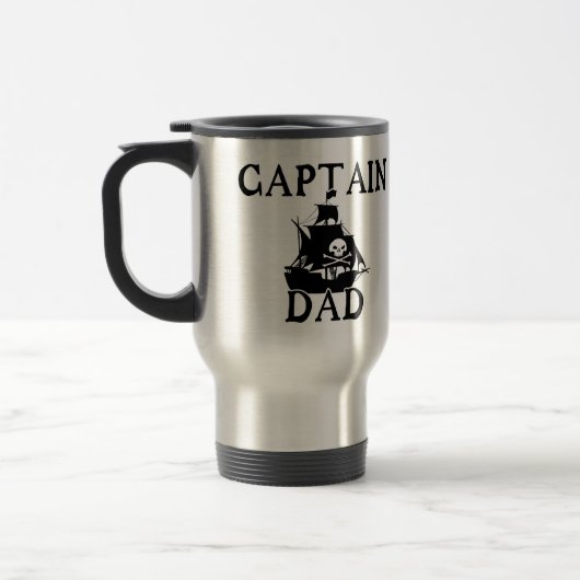 Mug De Voyage Capitaine Papa - Ghosts Galleon (Gauche)