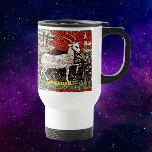 Mug De Voyage Capricorne chèvre signe Zodiac fête d'anniversaire