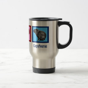 Mug De Voyage Capybaras d'amour de paix
