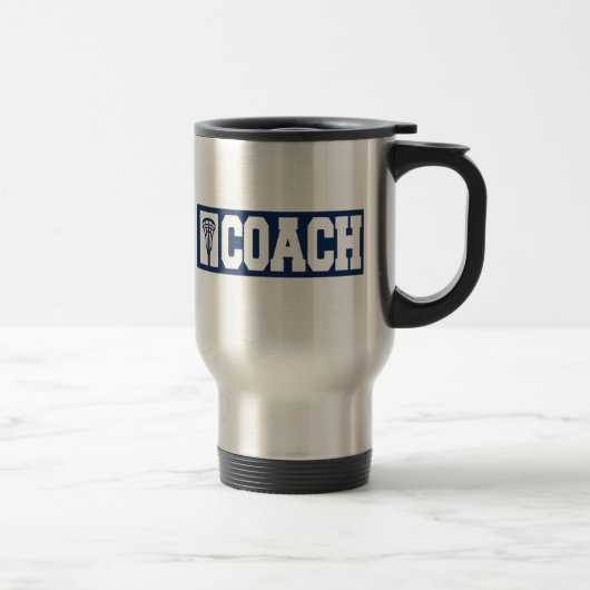 Mug De Voyage Car de lacrosse - bleu (Droit)