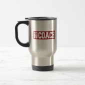 Mug De Voyage Car de lacrosse - rouge (Gauche)